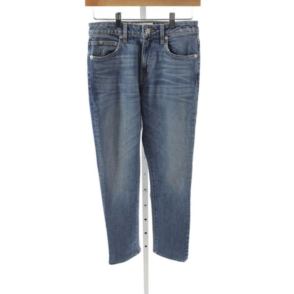 Slvrlake Women Blue Straight High Rise Cotton Jeans 26 Inseam Size 25